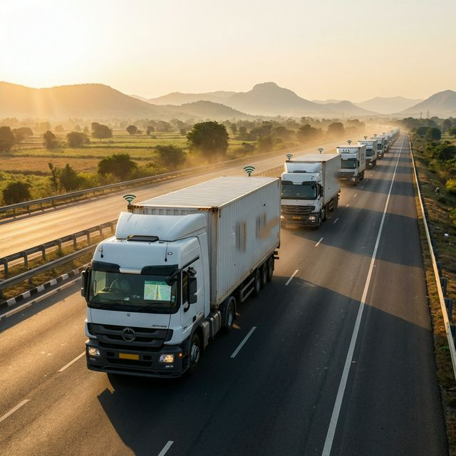 Cross-Border Truck Fleet